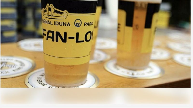Bierholer gesucht. Dortmund Fans suchen Bierlieferanten
