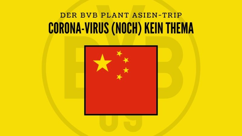 Der BVB plant Asien-Trip – Corona-Virus ist (noch) kein Thema