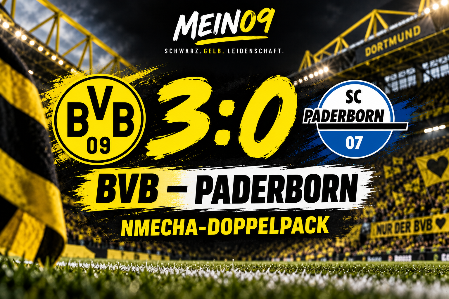 BVB gegen Paderborn 3:0 – Spielbericht zum Bundesliga-Spiel