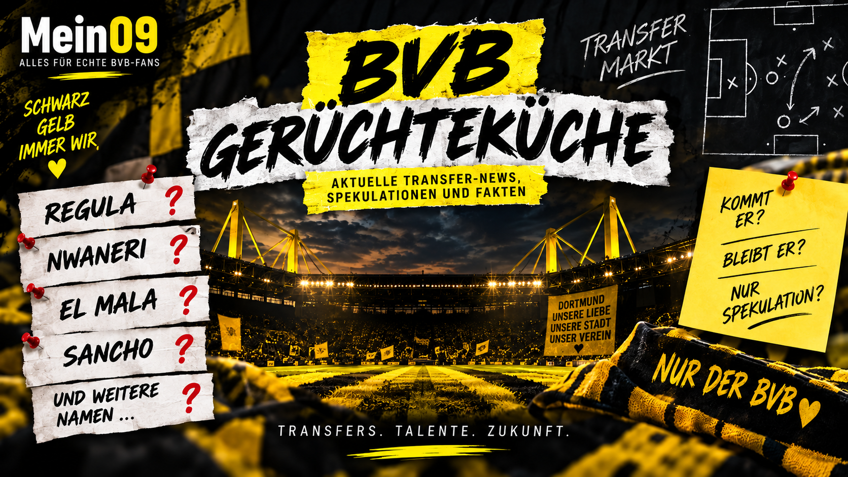 BVB Transfergerüchte zu Marcel Regula, Said El Mala und Ethan Nwaneri