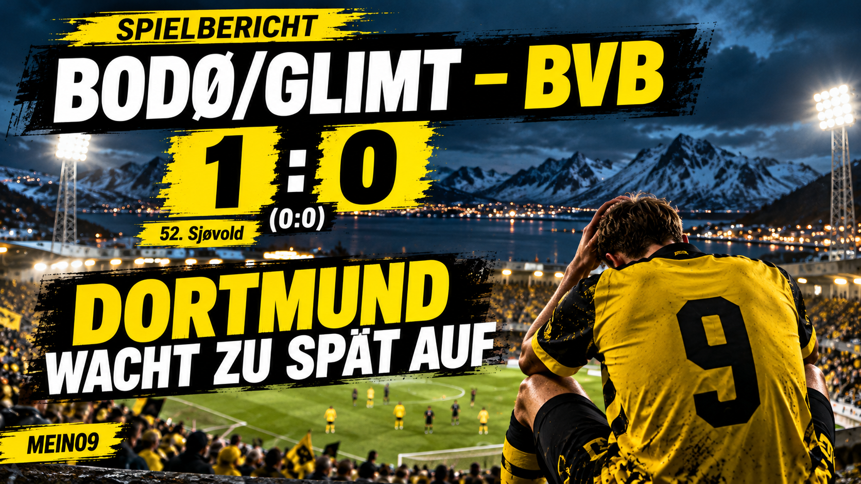Bodø/Glimt gegen Borussia Dortmund 1:0 am 14. Oktober 2026 – Champions-League-Spielbericht